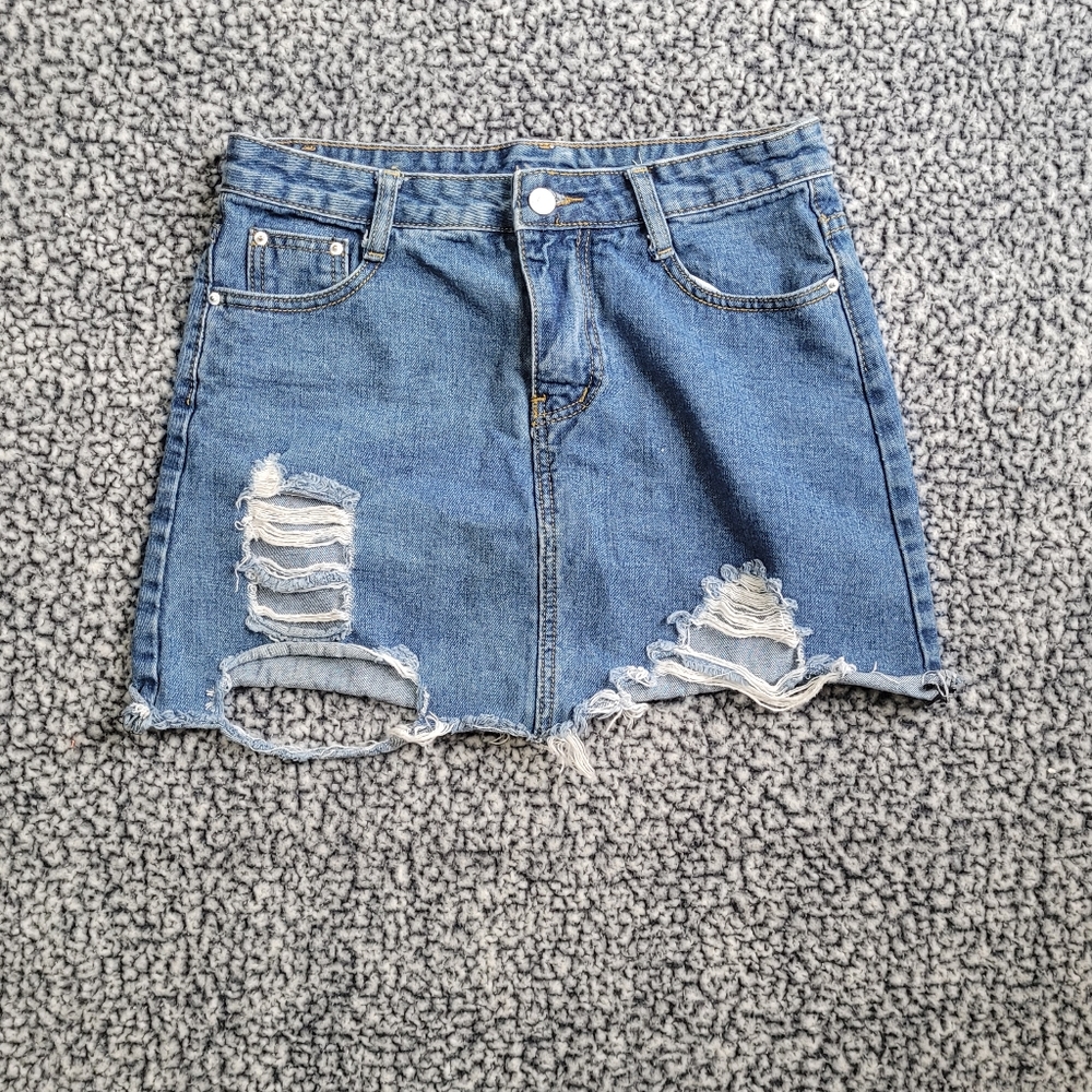 Jean Mini Skirt